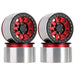 2/4PCS 2.9" Beadlock Wheel Rims for 1/6 Crawler (Aluminium) Band en/of Velg Injora 4PCS DGW-2903RD 