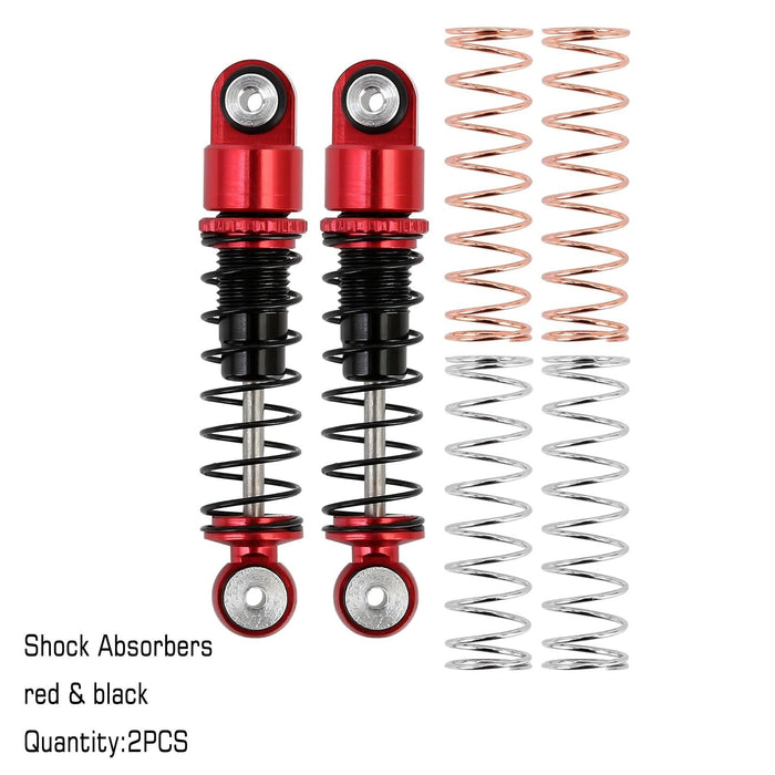 2/4PCS 32mm Shock Absorber for 1/24 Crawler (Aluminium) Schokdemper Injora 2PCS Red 
