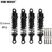 2/4PCS 52-64mm 1/8 Oil Shock Absorber (Aluminium) - upgraderc