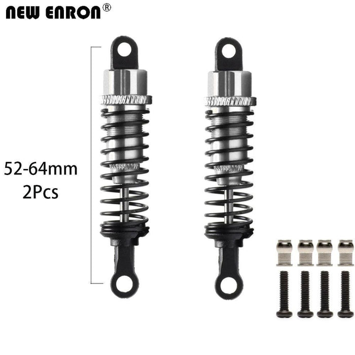 2/4PCS 52-64mm 1/8 Oil Shock Absorber (Aluminium) - upgraderc