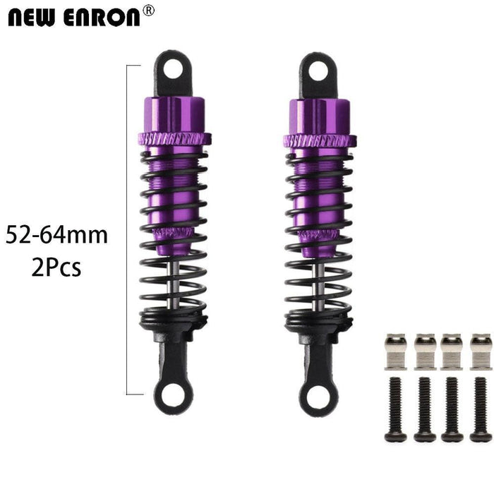 2/4PCS 52-64mm 1/8 Oil Shock Absorber (Aluminium) - upgraderc