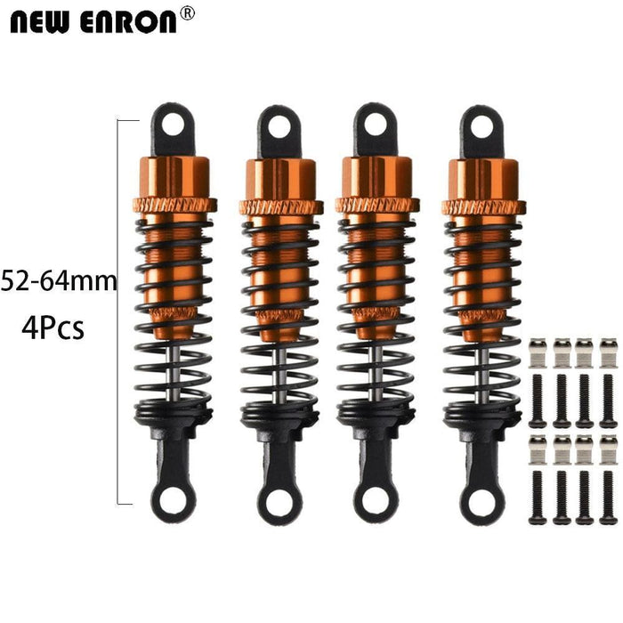 2/4PCS 52-64mm 1/8 Oil Shock Absorber (Aluminium) - upgraderc