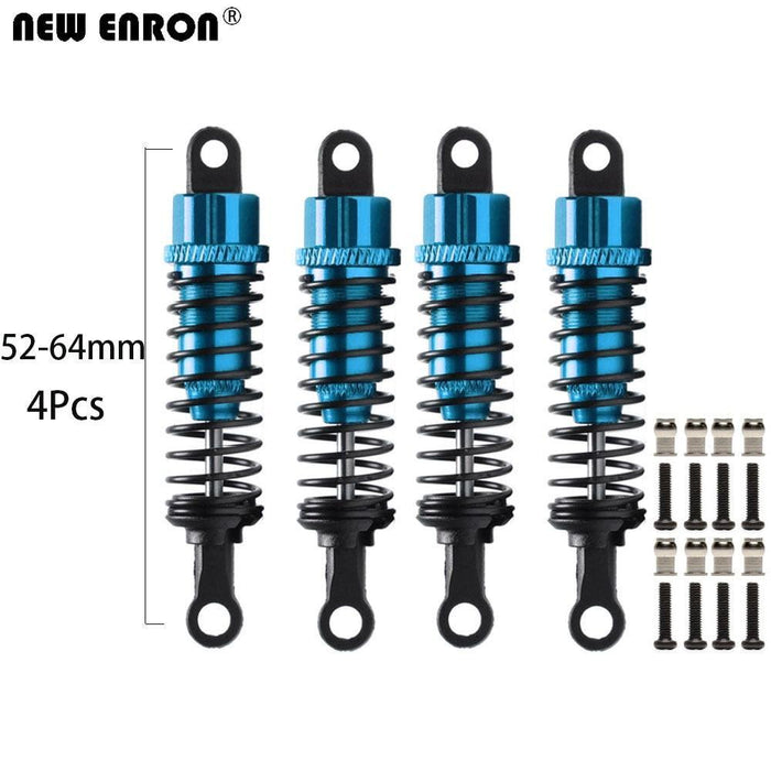2/4PCS 52-64mm 1/8 Oil Shock Absorber (Aluminium) - upgraderc