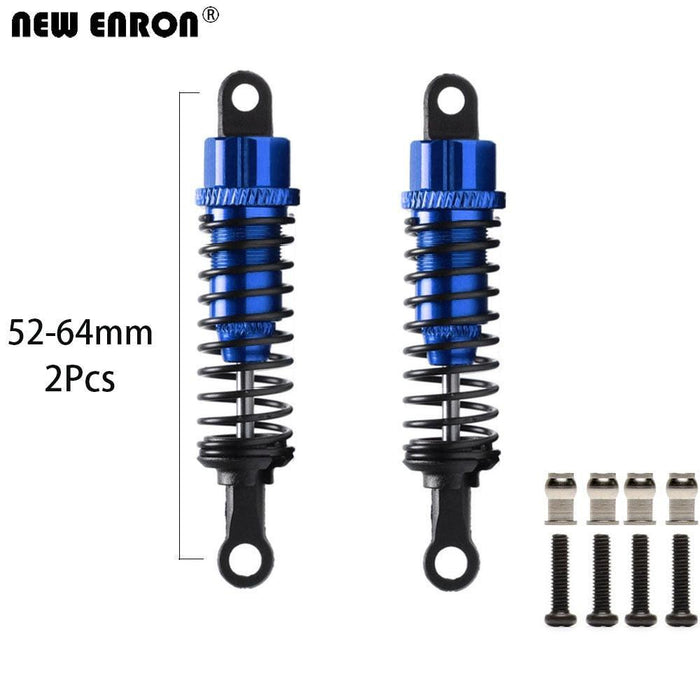 2/4PCS 52-64mm 1/8 Oil Shock Absorber (Aluminium) - upgraderc