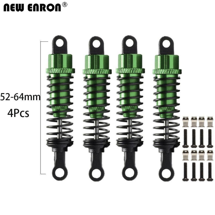 2/4PCS 52-64mm 1/8 Oil Shock Absorber (Aluminium) - upgraderc