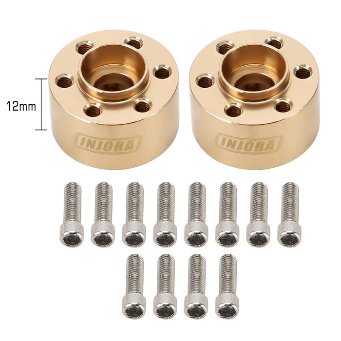 2/4PCS 6~22mm Beadlock Extended Hex Adapter for Axial, Traxxas 1/10 (Messing) Hex Adapter upgraderc 2pcs 12mm 