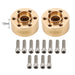 2/4PCS 6~22mm Beadlock Extended Hex Adapter for Axial, Traxxas 1/10 (Messing) Hex Adapter upgraderc 2pcs 10mm 