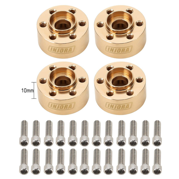 2/4PCS 6~22mm Beadlock Extended Hex Adapter for Axial, Traxxas 1/10 (Messing) Hex Adapter upgraderc 4pcs 10mm 