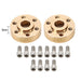 2/4PCS 6~22mm Beadlock Extended Hex Adapter for Axial, Traxxas 1/10 (Messing) Hex Adapter upgraderc 2pcs 6mm 