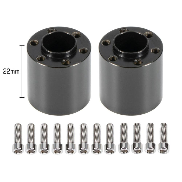 2/4PCS 6-22mm Extended 12mm 1/8 1/10 Hex Adapter (Messing) - upgraderc