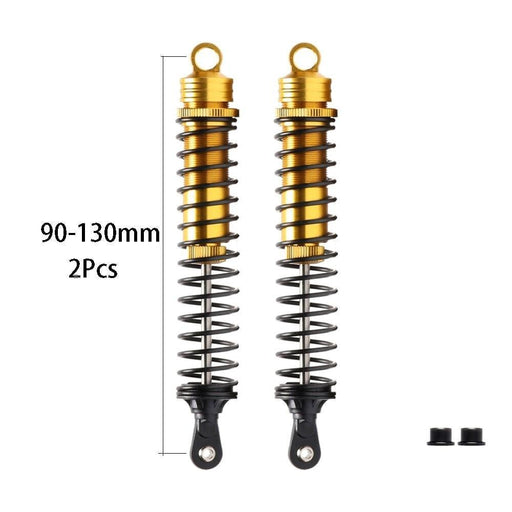 2/4PCS 80-110/90-130mm 1/8 Oil Shock Absorber (Aluminium) Schokdemper New Enron GOLD 90-130mm 2PCS 