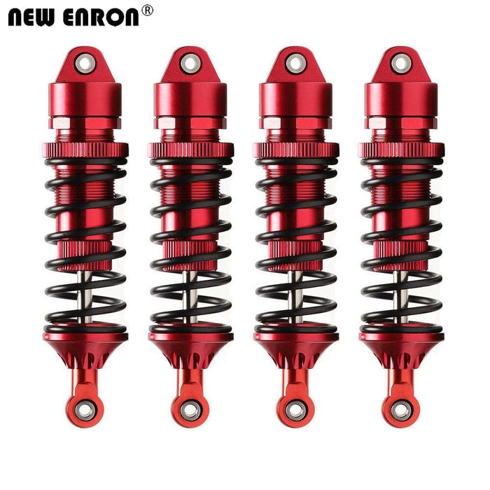2/4PCS 88mm 1/10 Crawler Shock Absorber (Aluminium) Schokdemper New Enron 4Pcs Red 