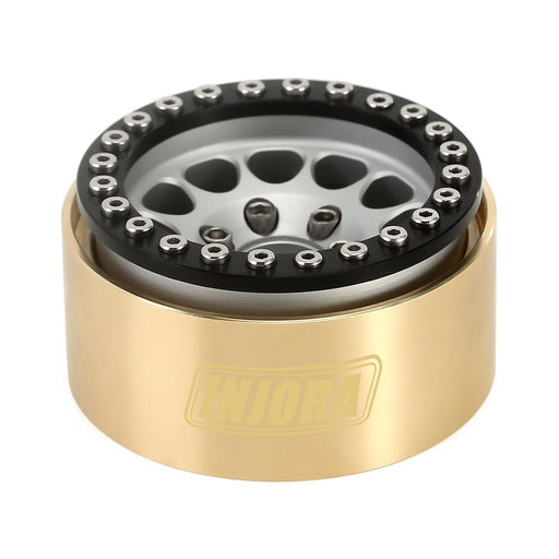 2/4PCS 94g Beadlock Wheel Ring Clamp for 1.9" Wheel Rims (Messing) Band en/of Velg Injora 
