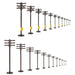 24PCS HO Scale 10.5cm Power Poles 1/87 GY18087 - upgraderc