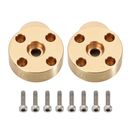 2/4PCS Outer Portal Cover Rear Axle for FMS FCX24 1/24 (Messing) Onderdeel Injora Brass 2PCS 