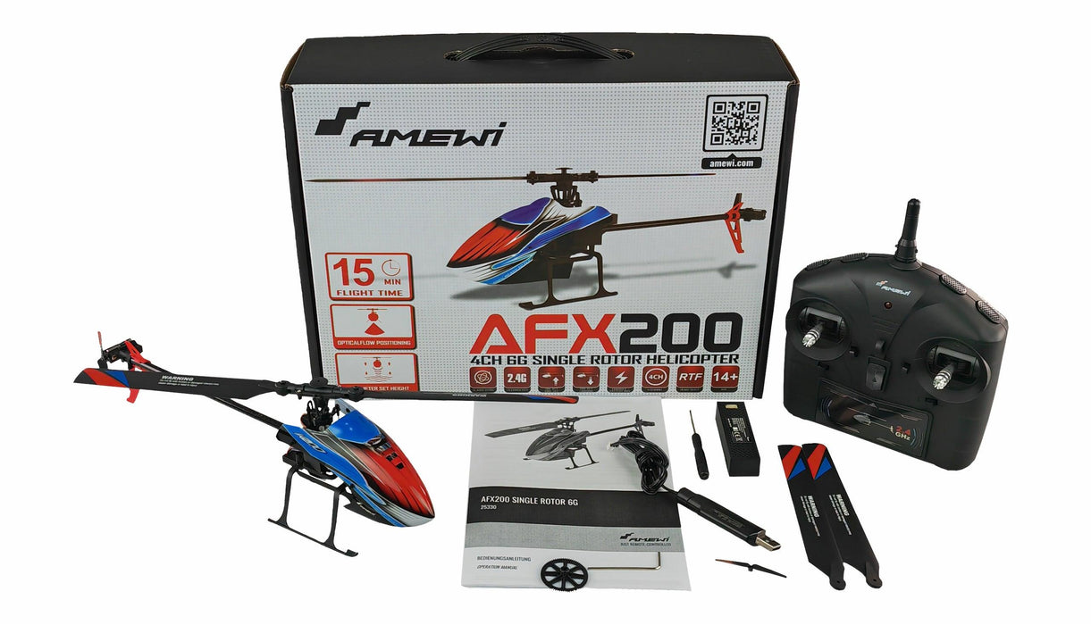 Amewi AFX200 Einzelrotor FP Hubschrauber PNP