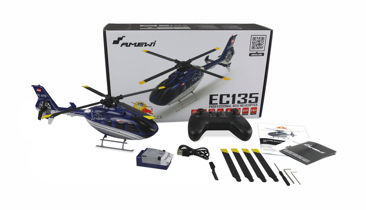 Amewi Die fliegenden Stiere EC135 PRO CP Hubschrauber PNP