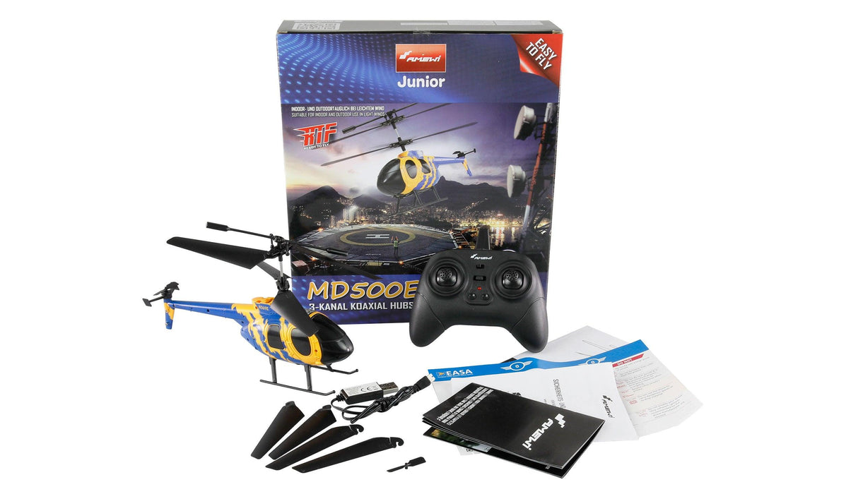 Amewi MD500E CX Koaxialhelikopter PNP