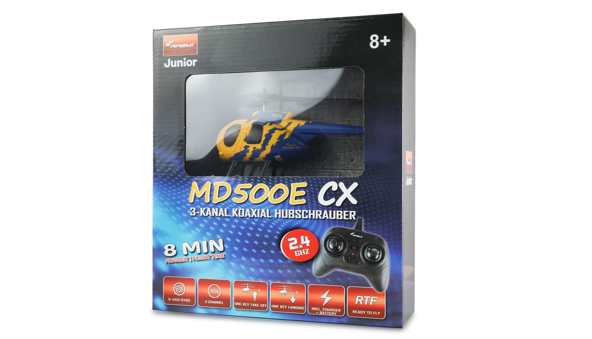 Amewi MD500E CX Koaxialhelikopter PNP