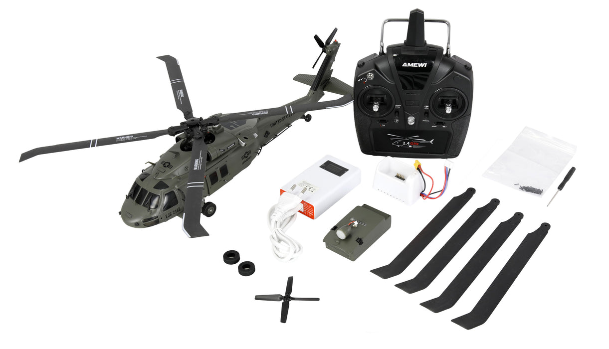 Amewi Black Hawk Marine CP 6G/3D Helicopter PNP