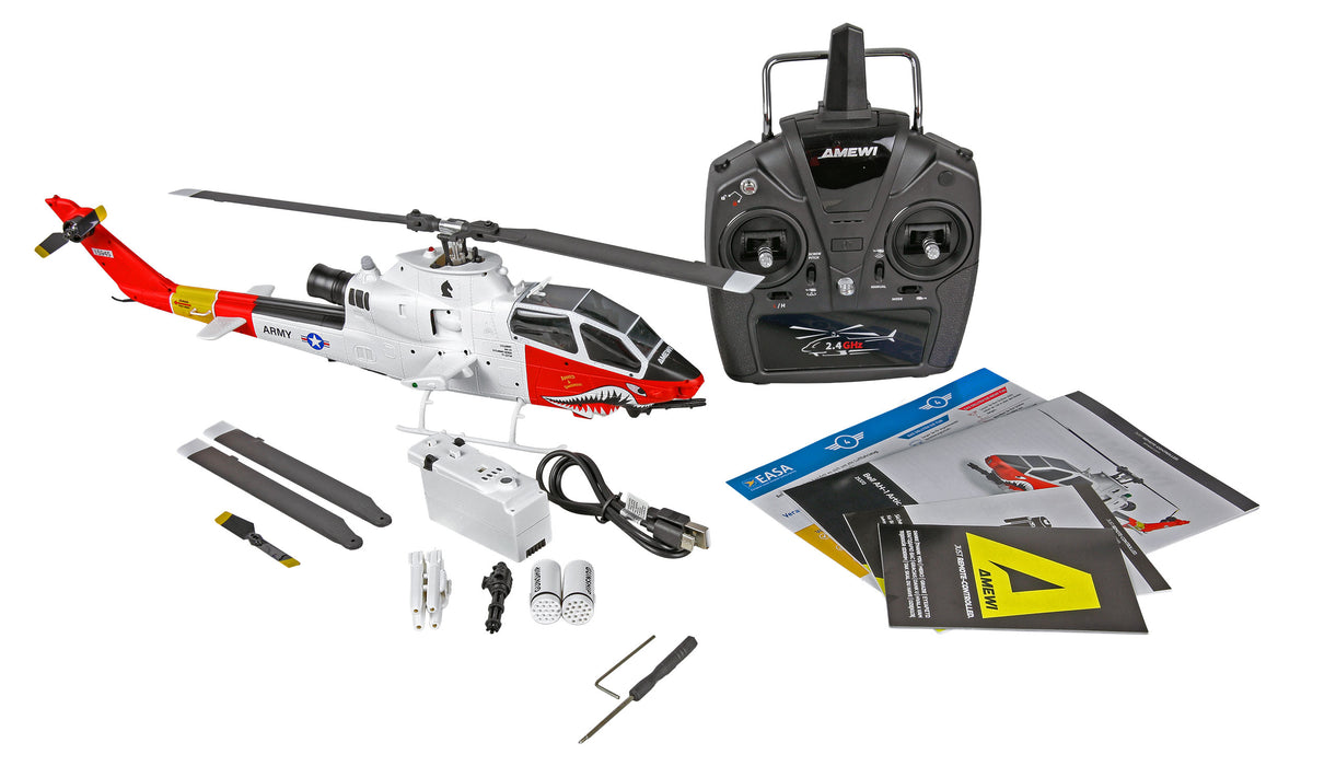 Amewi Bell AH-1 Arctic Cobra Helicopter 6-Kanal 3D/6G PNP