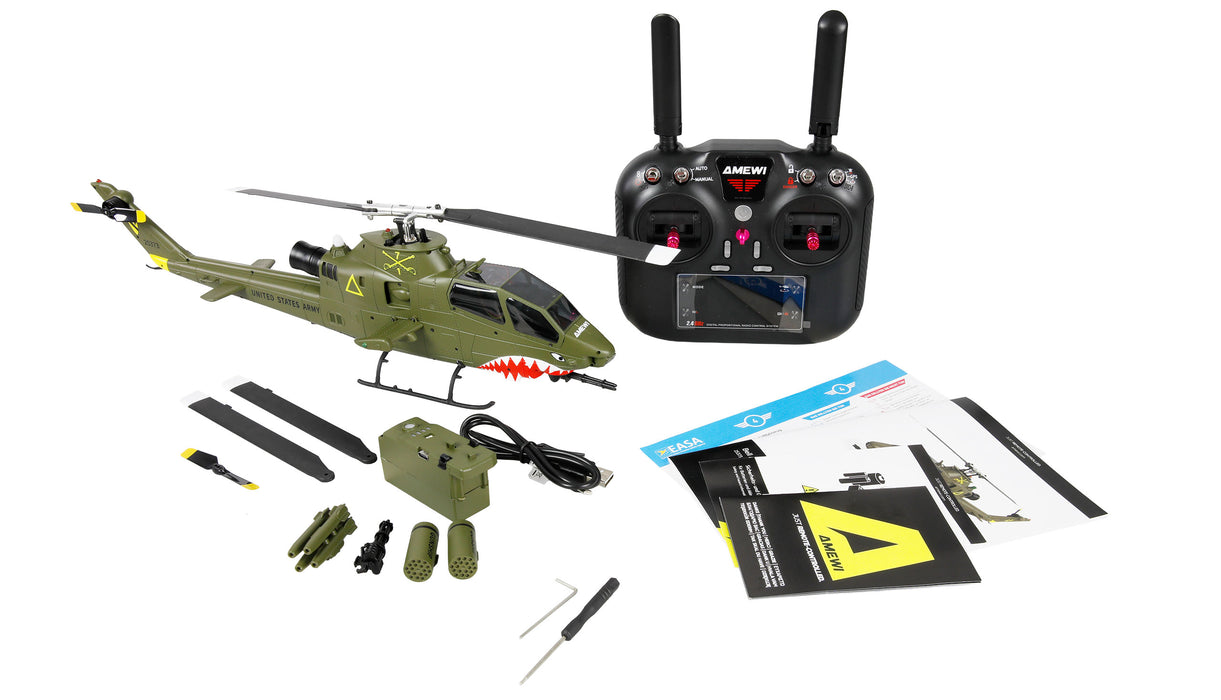 Amewi Bell AH-1 Cobra Pro GPS Helicopter 8CH 3D/6G PNP