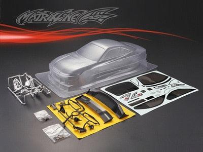 255-260mm Wheelbase Nissan S15 for 1/10 Auto (Polycarbonate) Body Professional RC 