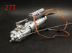27~55T Gearbox Power Take-off w/ Oil Pump Speed for Tamiya Truck 1/14 (Metaal) Onderdeel RCATM Gearbox (27T Motor) 