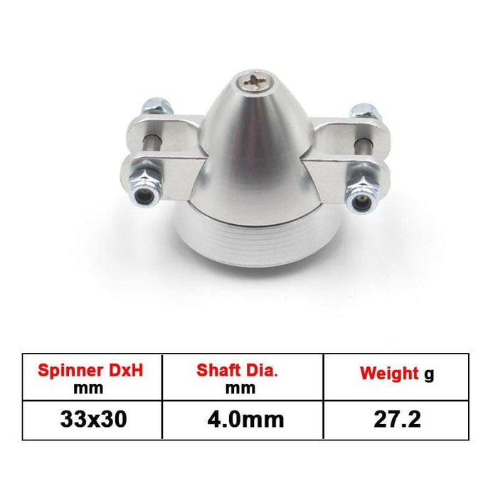 28~48mm Folding Propeller & Spinner Cover (Aluminium) Onderdeel Sparkhobby 1PC D33 4.0mm 
