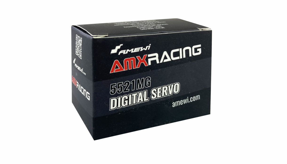 AMXRacing 5521MG 20,32kg Digital Servo Standard for 22390, 22436 U.S. Military Truck