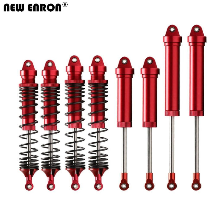 2/8PCS Front/Rear 135~160mm Oil Shock Absorber for Traxxas UDR 1/7 (Aluminium) Schokdemper New Enron 8P FRONT-REAR RED 