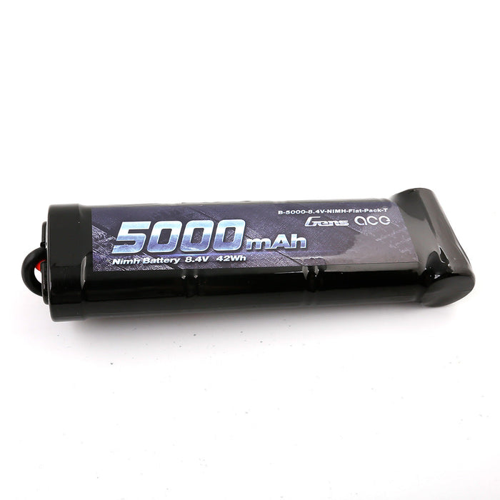 Gens Ace 5000mAh 8.4V 7-Cell NiMH Flat Battery (T)