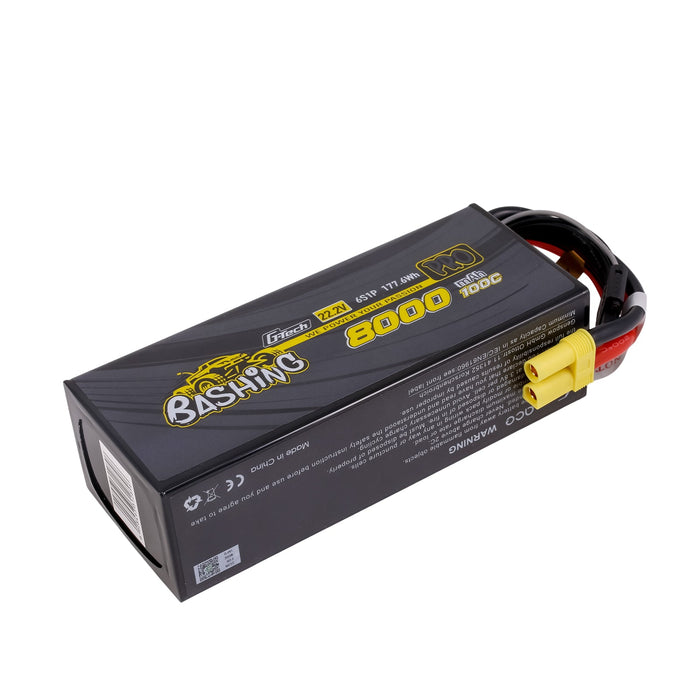 Gens Ace G-Tech Bashing 8000mAh 22.2V 100C 6S1P Lipo Battery (EC5)