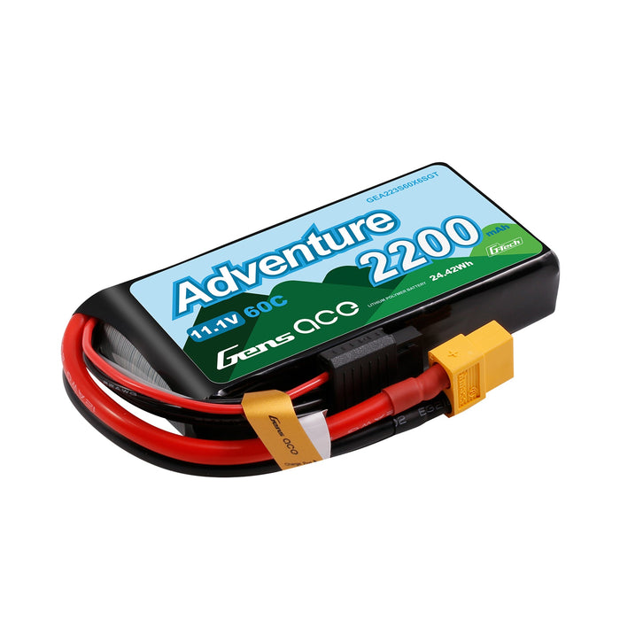 Gens Ace Adventure G-Tech 2200mAh 3S1P 11.1V 60C LiPo (XT60)