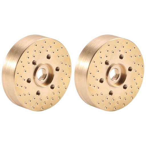2PCS 1.55" Brake Disc Weights for Axial, RC4WD, Tamiya 1/10 (Messing) Onderdeel upgraderc 