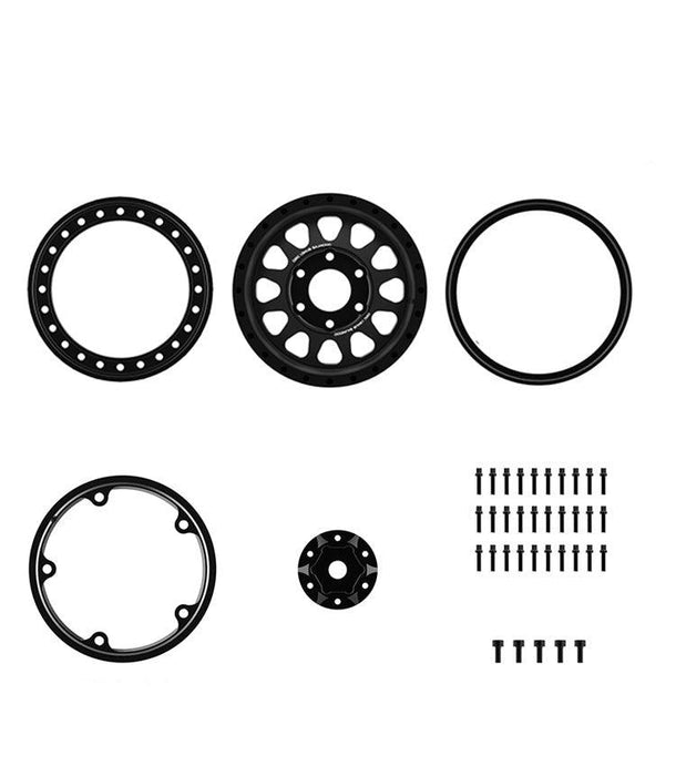 2PCS 1.9" 54x26.5mm DIRC 1/10 Wheel Rims (Metaal) - upgraderc