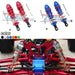 2PCS 100mm Front Shock Absorbers for ARRMA SENTON TYPHON 6S 1/8 (Aluminium) - upgraderc