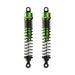 2PCS 1/10 71-98mm Truggy Shock Absorber (Aluminium) Schokdemper New Enron Green 