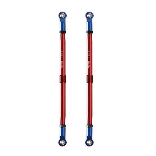 2PCS 150mm Thicker Rear Suspension Upper Links for Losi 1/10 BAJA REY (Staal) - upgraderc