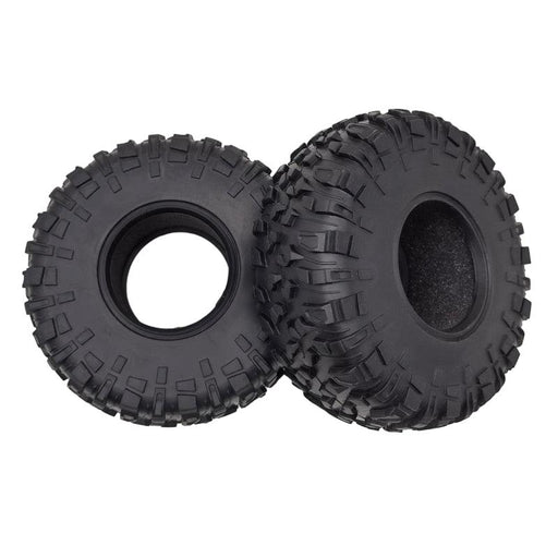 2PCS 2.2" Tires for 1/10 Crawler (Rubber) Band en/of Velg KYX 