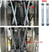 2PCS 35-45mm Link Rod Set for Axial SCX24 1/24 (Metaal) Onderdeel Yeahrun 