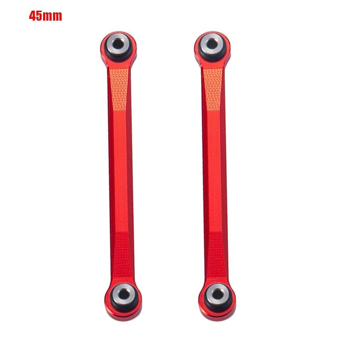 2Pcs 35/45mm Link Rod, Y Link Replacement for Axial SCX24 1/24 (Metaal) Onderdeel Yeahrun 45mm Red 
