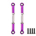 2PCS 47-54mm Pull Rod for Traxxas Slash 4WD 1/16 (Aluminium) 7038X Onderdeel New Enron PURPLE 