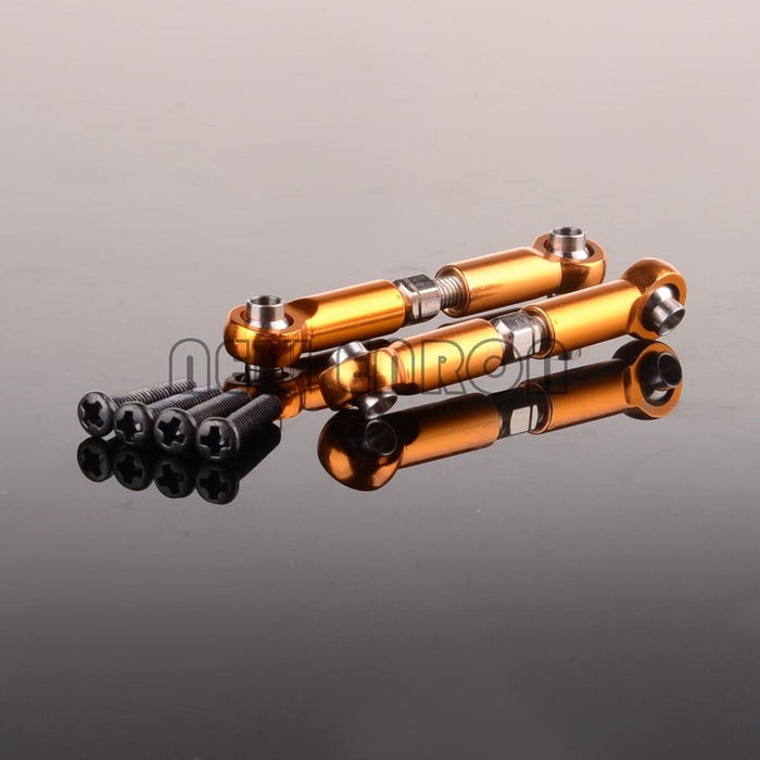 2PCS 50mm Pull Rod WLtoys 1/18 (Aluminium) A959-03 Onderdeel New Enron GOLD 
