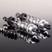2PCS 57-75mm Front Oil Adjustable Shocks Absorber for WLToys K949 1/10 (Aluminium) K949-010 Schokdemper New Enron SILVER 
