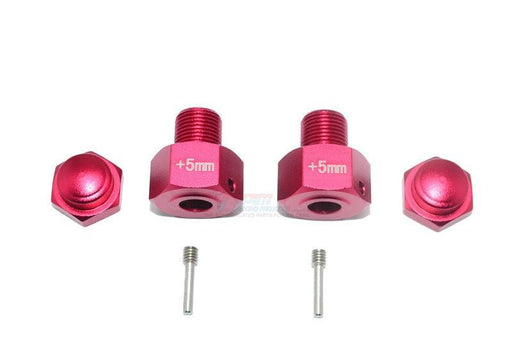 2PCS +5mm Hex Adapter w/ Nuts for Losi Super Baja Rey 1/6 (Aluminium) - upgraderc