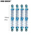 2PCS 70~120mm 1/10 Dual Springs Shock Absorber (Aluminium) Schokdemper New Enron 4Pcs Blue 100mm 