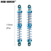 2PCS 70~120mm 1/10 Dual Springs Shock Absorber (Aluminium) Schokdemper New Enron 2Pcs Blue 110mm 