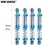 2PCS 70~120mm 1/10 Dual Springs Shock Absorber (Aluminium) Schokdemper New Enron 4Pcs Blue 90mm 