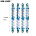 2PCS 70~120mm 1/10 Dual Springs Shock Absorber (Aluminium) Schokdemper New Enron 4Pcs Blue 110mm 